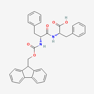 (((9H-Fluoren-9-yl)methoxy)carbonyl)-D-phenylalanyl-L-phenylalanine