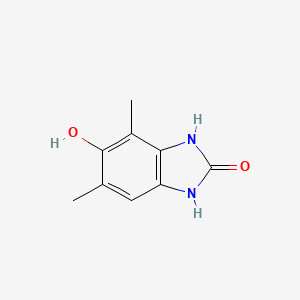 molecular formula C9H10N2O2 B12833195 5-Hydroxy-4,6-dimethyl-1H-benzo[d]imidazol-2(3H)-one 