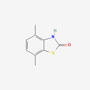 molecular formula C9H9NOS B12833218 4,7-Dimethylbenzo[d]thiazol-2(3H)-one 