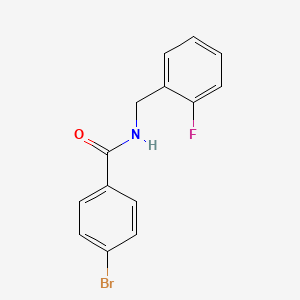 4-Bromo-N-(2-fluorobenzyl)benzamide