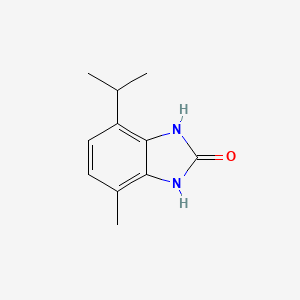 4-Isopropyl-7-methyl-1H-benzo[d]imidazol-2-ol