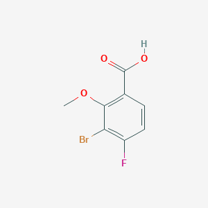 3-Bromo-4-fluoro-2-methoxybenzoic acid