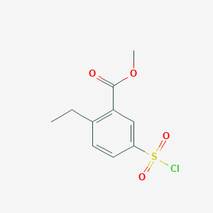 Methyl 5-(chlorosulfonyl)-2-ethylbenzoate