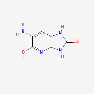 6-Amino-5-methoxy-1H-imidazo[4,5-b]pyridin-2(3H)-one