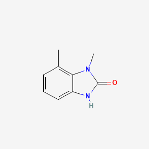 molecular formula C9H10N2O B12833346 1,7-Dimethyl-1H-benzo[d]imidazol-2(3H)-one 