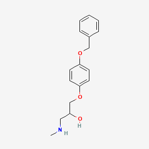 1-(4-Benzyloxy-phenoxy)-3-methylamino-propan-2-ol