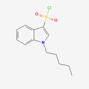 1-Pentyl-1H-indole-3-sulfonyl chloride