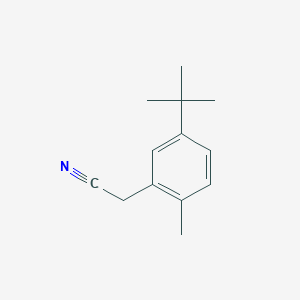 2-(5-(tert-Butyl)-2-methylphenyl)acetonitrile