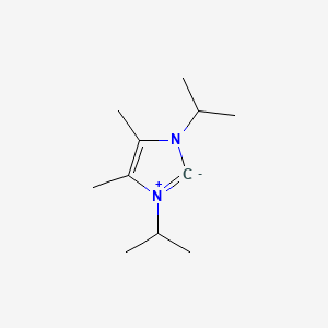 molecular formula C11H20N2 B12833432 1,3-Bis(isopropyl)-4,5(dimethyl)imidazol-2-ylidene 