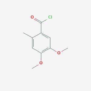 4,5-Dimethoxy-2-methylbenzoyl chloride