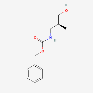 molecular formula C12H17NO3 B12833445 Benzyl (S)-(3-hydroxy-2-methylpropyl)carbamate 