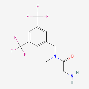 2-Amino-N-(3,5-bis(trifluoromethyl)benzyl)-N-methylacetamide