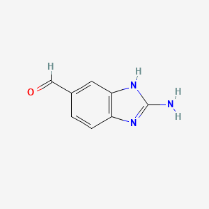 2-Amino-1H-benzo[d]imidazole-5-carbaldehyde