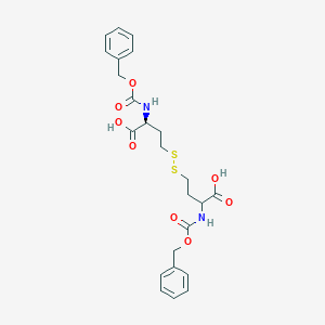 N-((Benzyloxy)carbonyl)-S-(((S)-3-(((benzyloxy)carbonyl)amino)-3-carboxypropyl)thio)homocysteine