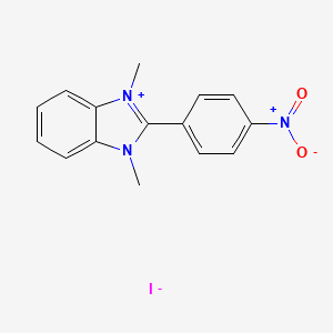 1,3-Dimethyl-2-(4-nitrophenyl)-1H-benzo[d]imidazol-3-ium iodide