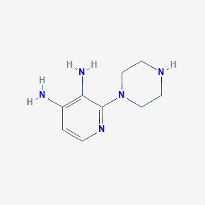 2-(Piperazin-1-yl)pyridine-3,4-diamine