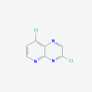 molecular formula C7H3Cl2N3 B12833477 3,8-Dichloropyrido[2,3-b]pyrazine 