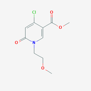 Methyl 4-chloro-1-(2-methoxyethyl)-6-oxo-1,6-dihydropyridine-3-carboxylate