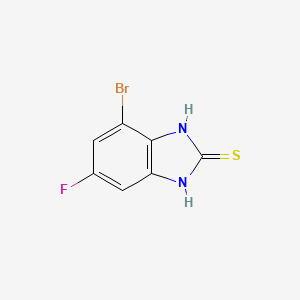 4-Bromo-6-fluoro-1,3-dihydro-2H-benzo[d]imidazole-2-thione