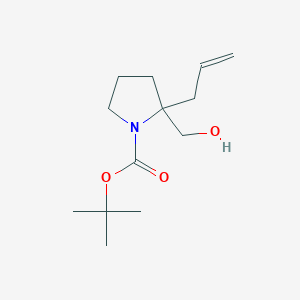 tert-Butyl 2-allyl-2-(hydroxymethyl)pyrrolidine-1-carboxylate