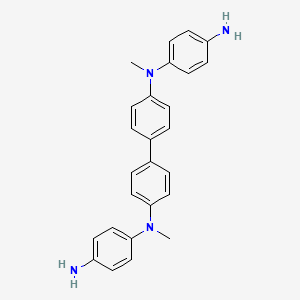 1-N-(4-{4-[(4-aminophenyl)(methyl)amino]phenyl}phenyl)-1-N-methylbenzene-1,4-diamine