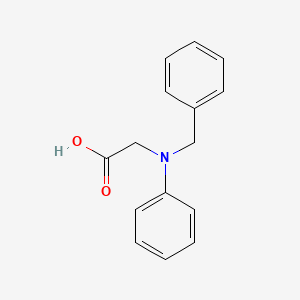 molecular formula C15H15NO2 B1283363 2-[苄基(苯基)氨基]乙酸 CAS No. 23582-63-0