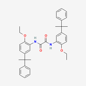 molecular formula C36H40N2O4 B12833642 N1,N2-Bis(2-ethoxy-5-(2-phenylpropan-2-yl)phenyl)oxalamide 