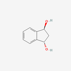 molecular formula C9H10O2 B12833650 (1S,3S)-2,3-dihydro-1H-indene-1,3-diol 