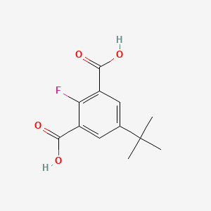 molecular formula C12H13FO4 B12833654 5-(tert-Butyl)-2-fluoroisophthalic acid 