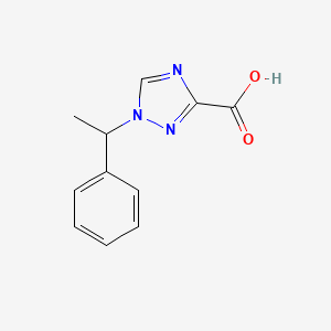 1-(1-Phenylethyl)-1H-1,2,4-triazole-3-carboxylic acid