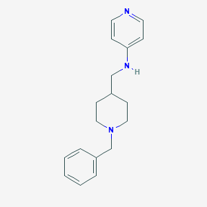 molecular formula C18H23N3 B12833691 N-((1-Benzylpiperidin-4-yl)methyl)pyridin-4-amine 