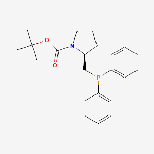 tert-Butyl (S)-2-((diphenylphosphanyl)methyl)pyrrolidine-1-carboxylate