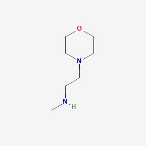 molecular formula C7H16N2O B1283371 N-甲基-2-吗啉基乙胺 CAS No. 41239-40-1