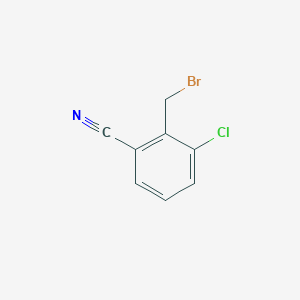 molecular formula C8H5BrClN B1283372 2-(溴甲基)-3-氯苯甲腈 CAS No. 77533-18-7