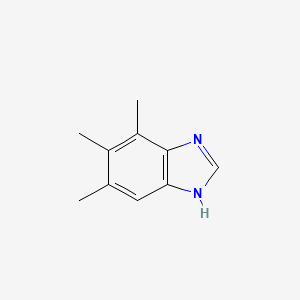 molecular formula C10H12N2 B12833721 4,5,6-Trimethyl-1H-benzo[d]imidazole 