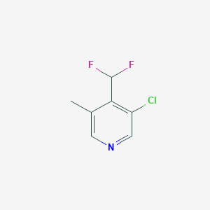 3-Chloro-4-(difluoromethyl)-5-methylpyridine