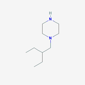 molecular formula C10H22N2 B1283373 1-(2-乙基丁基)哌嗪 CAS No. 57184-38-0