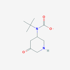 molecular formula C10H17N2O3- B12833731 tert-Butyl(5-oxopiperidin-3-yl)carbamate 