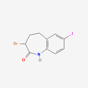 3-bromo-7-iodo-1,3,4,5-tetrahydro-2H-benzo[b]azepin-2-one