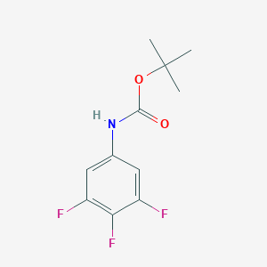 molecular formula C11H12F3NO2 B12833825 tert-Butyl (3,4,5-trifluorophenyl)carbamate 