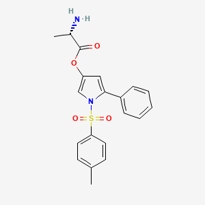 (S)-5-Phenyl-1-tosyl-1H-pyrrol-3-yl 2-aminopropanoate