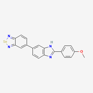 5-(2-(4-Methoxyphenyl)-1H-benzo[d]imidazol-6-yl)benzo[c][1,2,5]selenadiazole