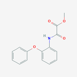 molecular formula C15H13NO4 B12833844 Methyl 2-oxo-2-((2-phenoxyphenyl)amino)acetate 