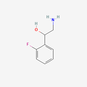 molecular formula C8H10FNO B1283385 2-Amino-1-(2-fluorophenyl)ethanol CAS No. 3225-74-9
