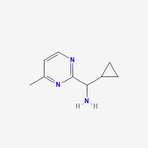 Cyclopropyl(4-methylpyrimidin-2-yl)methanamine