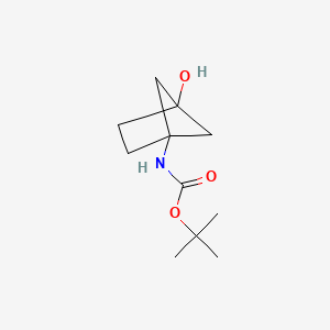 molecular formula C11H19NO3 B12833893 tert-Butyl (4-hydroxybicyclo[2.1.1]hexan-1-yl)carbamate 