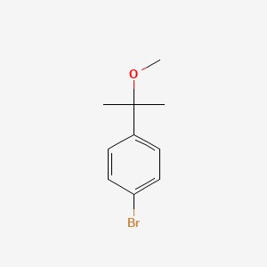 molecular formula C10H13BrO B1283391 1-溴-4-(2-甲氧基丙烷-2-基)苯 CAS No. 119027-36-0