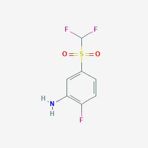 5-[(Difluoromethyl)sulphonyl]-2-fluoroaniline