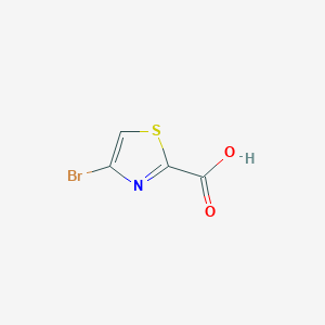 molecular formula C4H2BrNO2S B1283395 4-溴-1,3-噻唑-2-羧酸 CAS No. 88982-82-5