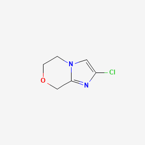 2-Chloro-5,6-dihydro-8h-imidazo[2,1-c][1,4]oxazine